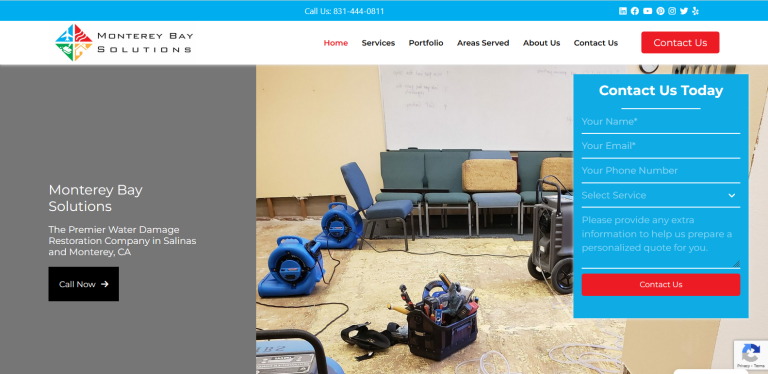 Monterey Bay Solutions website homepage