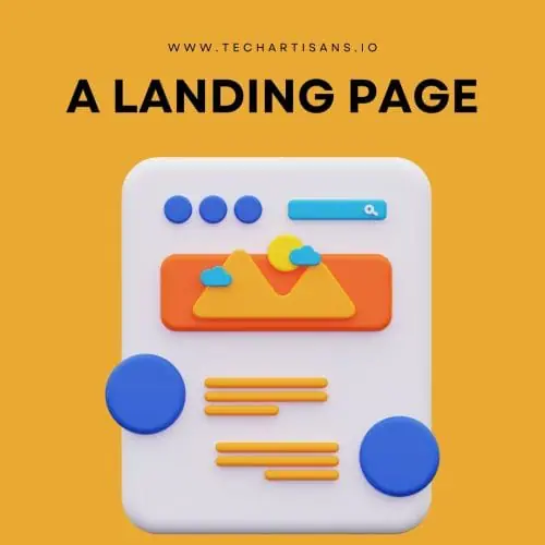 Top 21 Features Every Business Website Needs 17 A Landing Page