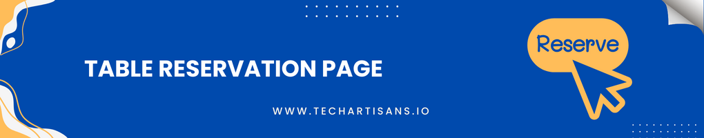 Table Reservation Page