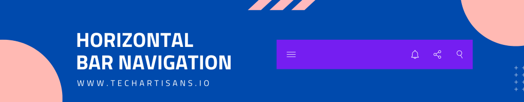 Horizontal Bar Navigation