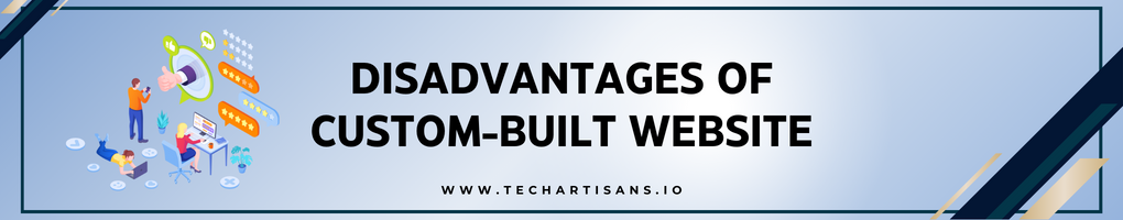 Disadvantages of a Custom Site