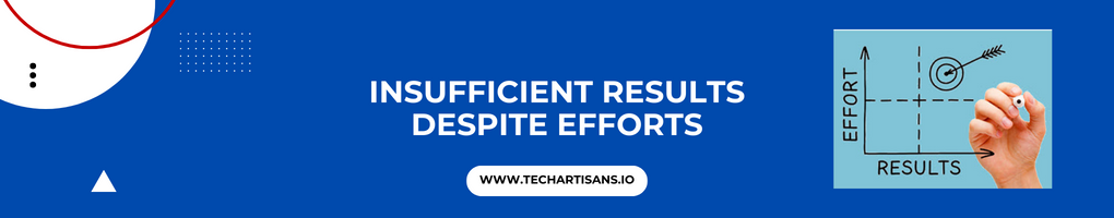 Insufficient Results Despite Efforts