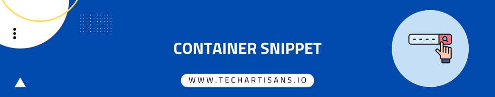 Container Snippet
