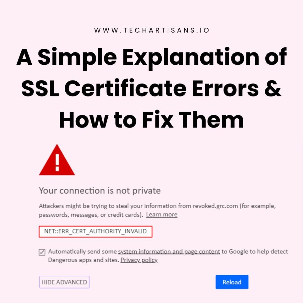 SSL Certificate Errors