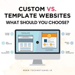 Choosing Between Custom and Template Websites 9 Choosing Between Custom and Template Websites - Custom Built Website