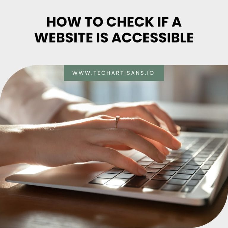 Check Website is Accessible